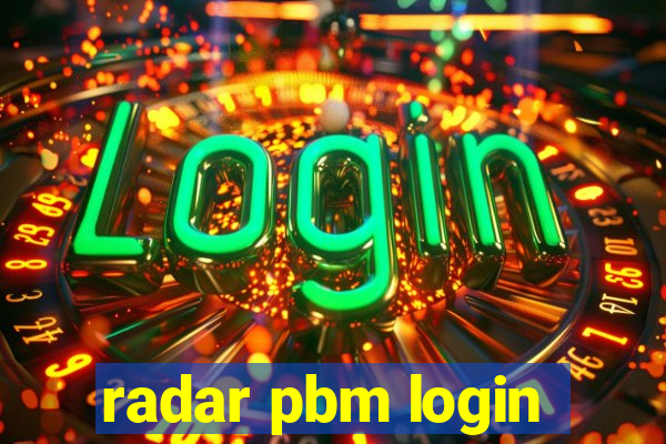 radar pbm login